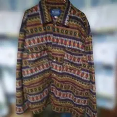 値引き可能(⁠^⁠^⁠)PriSee 幾何学模様ジャケット L