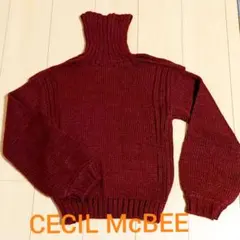 新品◇CECIL McBEEタートルネックニット