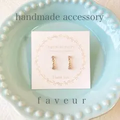 小さい チタン ピアス 揺れる ハンドメイド