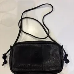 ロンシャン ショルダーバッグ　カメラバッグ　レザー　シボ革