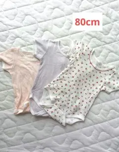 ベビー肌着 半袖シャツ 3枚セット 80サイズ