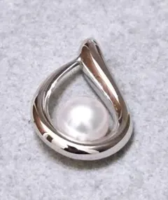 TASAKI田崎真珠　パール　SILVER　ネックレストップ　C2793