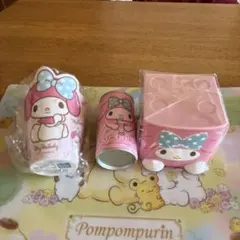 마이멜로디 멜라민 컵, 마스킹 테이프, 스태킹 가슴 ~ 801