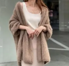 アルアバイル ラクーン　カシミヤ　カーディガンのサムネイル