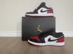 NIKE Air Jordan 1 Low Black Red Whiteのサムネイル