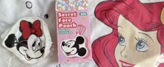 ディズニーストア　ミニーマウス シークレットフェイスポーチ