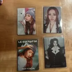 LE SSERAFIM Huh Yunjin トレカ 4枚セット