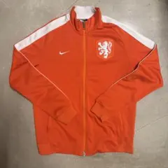 NIKE サッカー オランダ代表 ジャージ オレンジ トラックジャケット Lのサムネイル