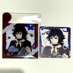 鬼滅の刃 カフェ バレンタイン コースター ミニファイル　冨岡義勇