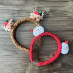 SHEIN シーイン　クリスマスカチューシャ　サンタ　トナカイ　2個セット