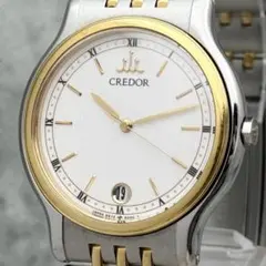 メンズ 18KT 稼働】SEIKO CREDOR 5A74-2000 コンビ - メルカリ