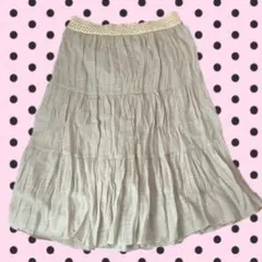 平成 coquetteフェアリーグランジ森ガールスカートフリルロング