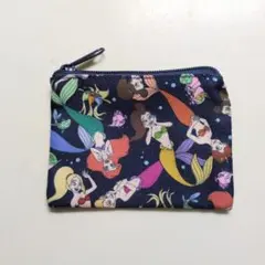 未使用　Disney　リトルマーメイド　アリエル シスターズフラットポーチのサムネイル