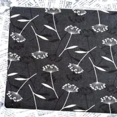 綿麻生地 花柄 2m