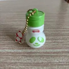 味の素 アジパンダ　ミニボトルキーホルダー　緑のアジパンダ
