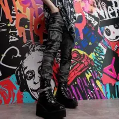 NieR 7POCKET STYLISH PANTS【迷彩PAINT】