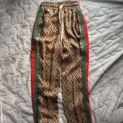 GUCCI シェニール ジャージ パンツ パターンロゴ ベロア M - メルカリ