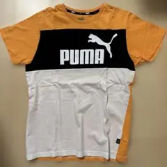 PUMA Tシャツ 160サイズ オレンジ/黒