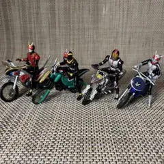 仮面ライダー バイクフィギュア 4体セット