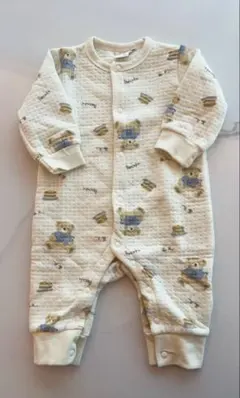 クマプリントロンパース 70cm