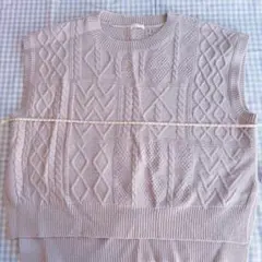 即購入⭕️ 美品‼️ ニット ベスト ラベンダー
