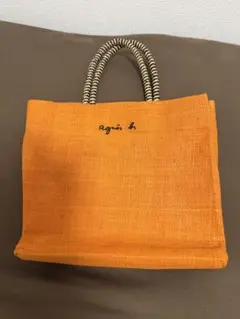 agnes b. かごバッグ オレンジのサムネイル