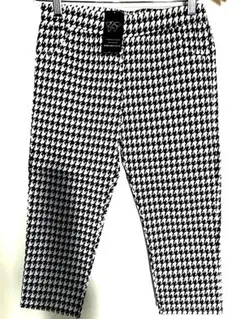 〈匿名配送〉【新品未使用】HAYAMA 大きなサイズ千鳥格子 ストレッチパンツ