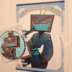 ハズビンホテル　ヴォックス　アニメイト　購入特典　ブロマイド　おまけ缶バッジ