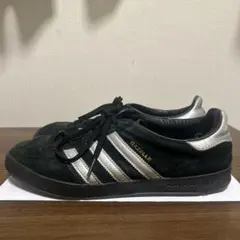 adidas GAZELLE ブラック/シルバー スニーカー