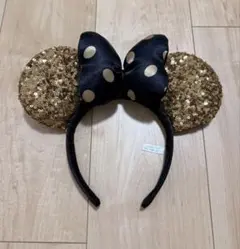 ディズニー　ミニー　カチューシャ　スパンコール