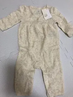 【新品タグ付き】baby GAP ワッフル ロンパース 3-6m