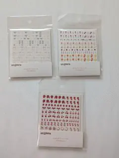 ネイルシールセット 3種類デザイン