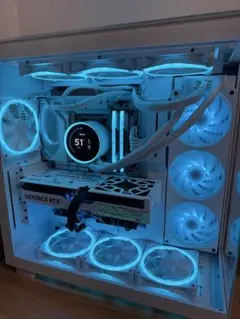 白い自作PC 新品パーツ RTX5080・Ryzen9700X クリエイター向け - メルカリ