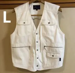 Levi's ユーロ イタリア製 フィッシングベスト ホワイト 激レア - メルカリ