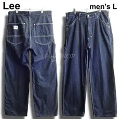 美品★　Lee　ペインターパンツ　W90cm　濃紺 ルーズストレートデニムのサムネイル