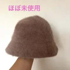 22時まで限定価格　ほぼ未使用！mysty woman フェルトハット ベージュ