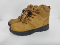 Nike ベージュ レザーブーツ　19cm