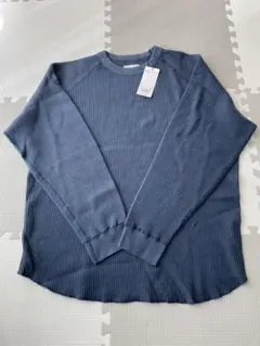 【新品未使用】 ambiance ネイビー トレーナー Lサイズ