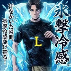 【ラスト1点】ワークマン氷撃冷感Tシャツ-10℃ ジオブラックL 完売品のサムネイル