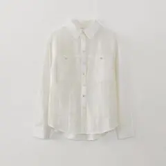 OHOTORO warm stripe shirt BLACK - メルカリ