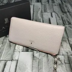 IANNE 長財布 クロコ型押し エナメル ベージュ - メルカリ