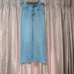 H&M♥️ワイドハイウエストデニム 40