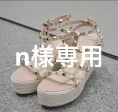 新品未使用 Ciel スタッズジュートサンダル WHT Mサイズ - メルカリ