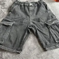 カーゴショーツ ダークグレー 100cm~