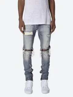 mnml ダメージスキニー 28