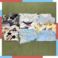 80 パジャマ 男の子 まとめ売り アンパンマン ディズニー ミッキー プーさん