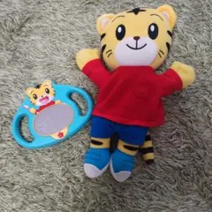 しまじろうパペットと歯みがきミラー