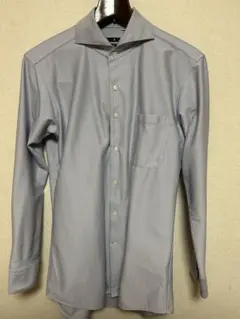 スーツセレクト スーパーノンアイロンストレッチシャツ 4S ストライプ　M80