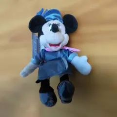 ミニーマウス パイロットぬいぐるみ キーチェーン付き