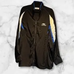 BALENCIAGA ナイロンジャケット ブラック ブルーのサムネイル